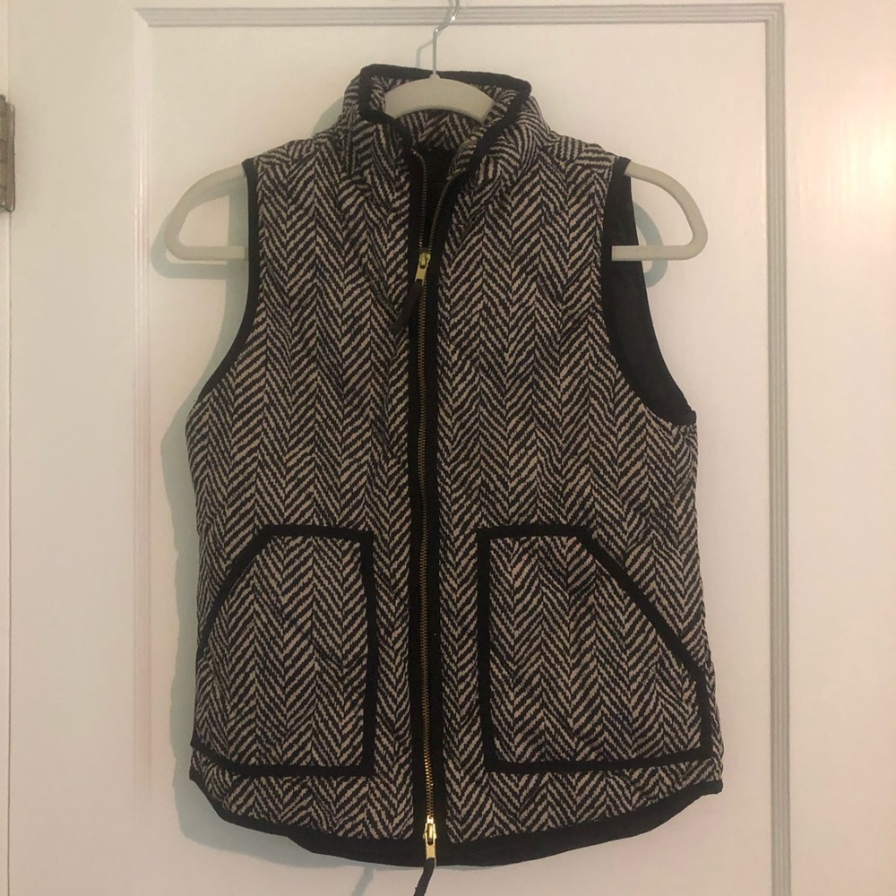 Jcrew Houndstooth Vest